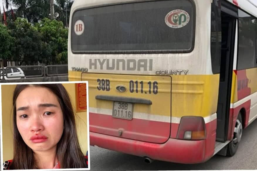 An ninh - Hình sự - Điều tra vụ nữ hành khách bị đánh dã man vì chụp ảnh xe lạng lách, đánh võng