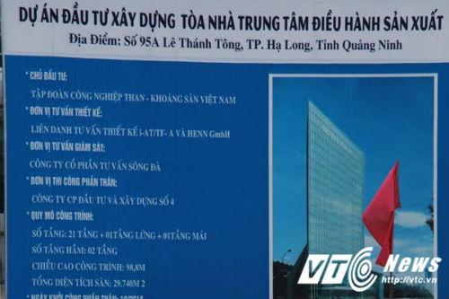 Kinh doanh - TKV nợ 100.000 tỷ đồng: Cận cảnh tòa nhà ngàn tỷ của TKV tại Quảng Ninh