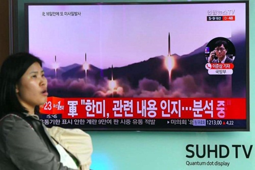Tin thế giới - Triều Tiên lại tiếp tục phóng tên lửa đạn đạo