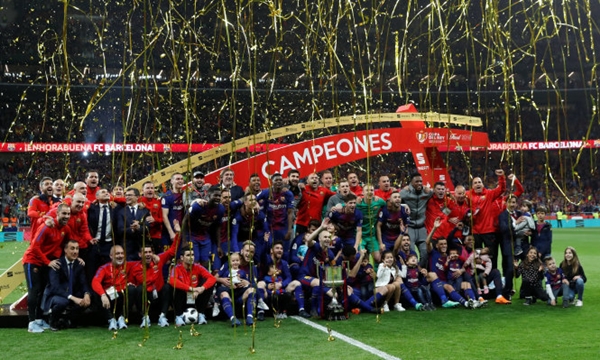 Tin tức - 'Gã khổng lồ' Barcelona vô địch Cúp Nhà vua Tây Ban Nha (Hình 2).