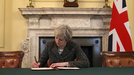 Tin thế giới - Thủ tướng Anh chính thức kích hoạt tiến trình rời khỏi Liên minh châu Âu