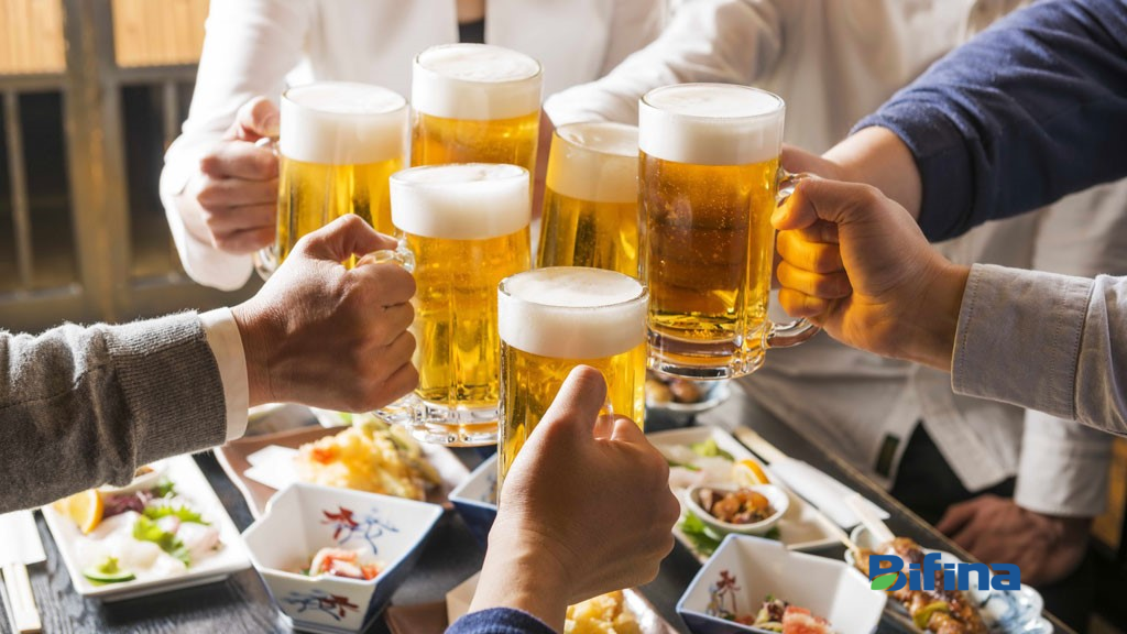 Sản phẩm - Dịch vụ - Học người Nhật cách uống rượu bia không lo viêm đại tràng