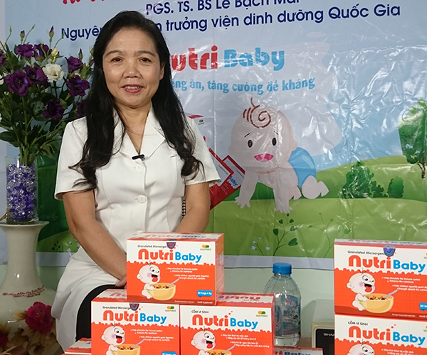 Sức khoẻ - Làm đẹp - PGS.TS.BS Lê Bạch Mai giới thiệu đến hàng nghìn mẹ Việt giải pháp trị biếng ăn cho trẻ chỉ với cốm NutriBaby