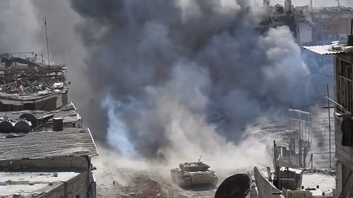 Tin thế giới - Quân đội Syria tấn công IS dữ dội ở chiến trường Nam Damacsus