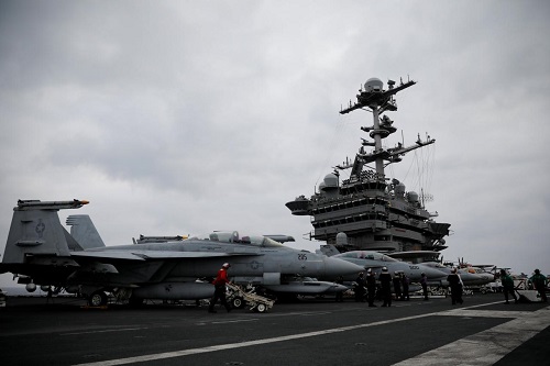 Tin thế giới - Hải quân Mỹ điều tàu sân bay từ Địa Trung Hải đến Syria đánh IS