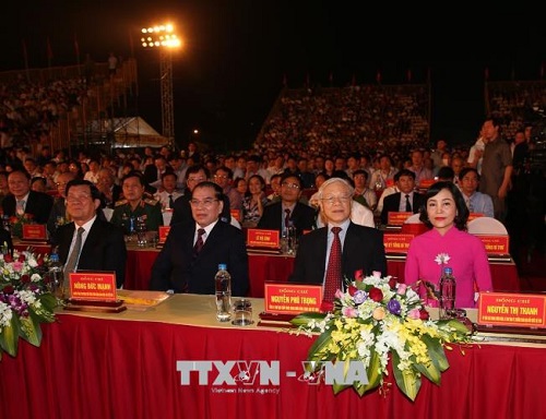 Tin tức - Tổng Bí thư Nguyễn Phú Trọng dự Lễ Kỷ niệm 1050 năm Nhà nước Đại Cồ Việt