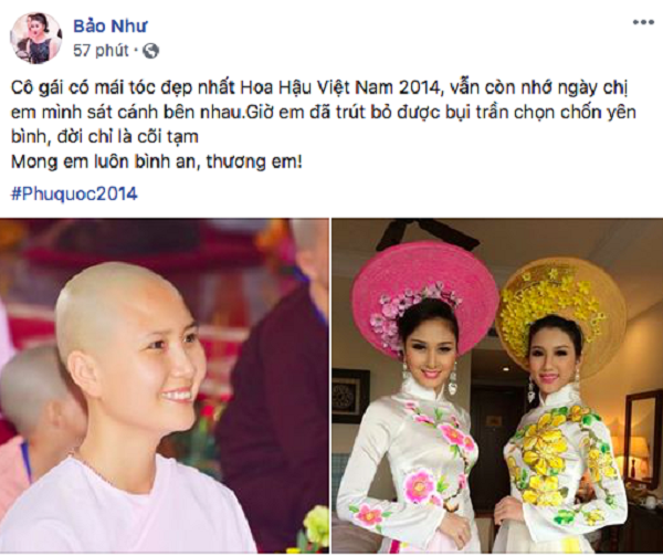 Tin tức - Bị tố giật chồng, thí sinh Hoa hậu Việt Nam vừa xuống tóc đi tu lên tiếng