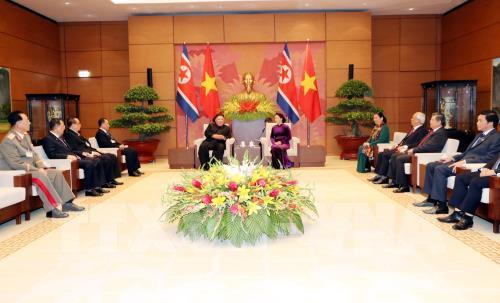Tin tức - Chủ tịch Quốc hội Nguyễn Thị Kim Ngân hội kiến với Chủ tịch Triều Tiên Kim Jong-un (Hình 2).