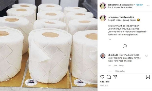 Đời sống - Tin tức đời sống mới nhất ngày 14/4/2020: Thoát cảnh phá sản nhờ sản xuất bánh nướng hình giấy toilet