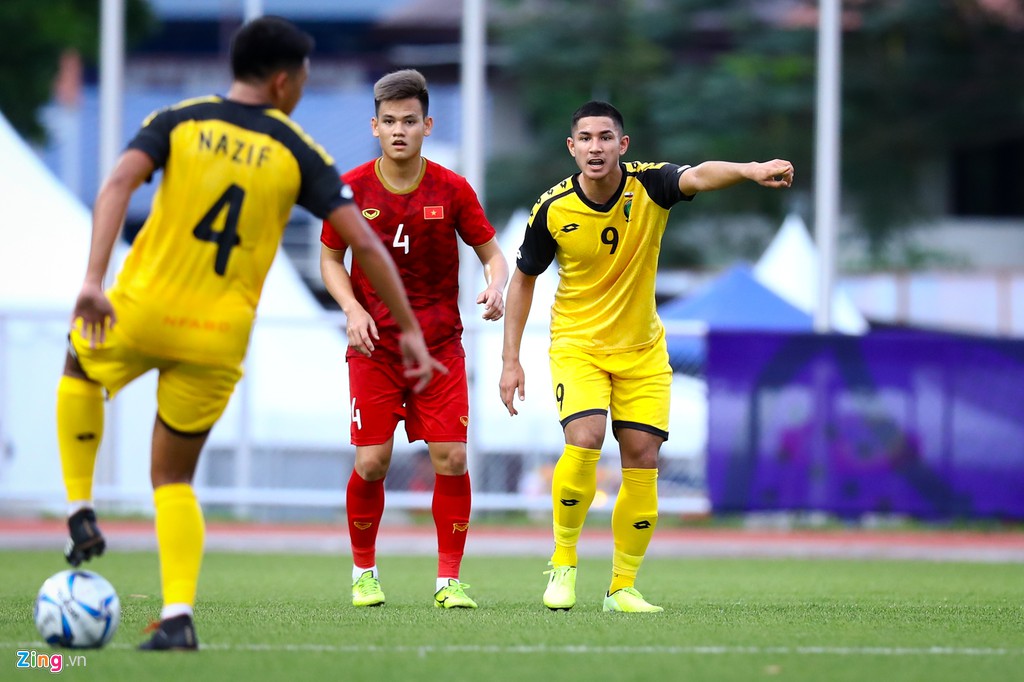 Thể thao - “Siêu sao” tiền đạo của U22 Brunei bất lực trước U22 Việt Nam