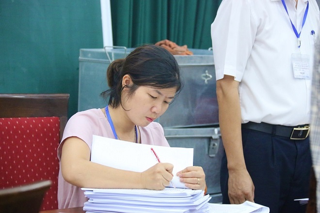 Giáo dục pháp luật - Hà Nội dự kiến quét xong tất cả bài thi trắc nghiệm trong ngày mai (1/7) (Hình 2).