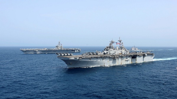 Tin thế giới - Thủy thủ Mỹ bất ngờ mất tích trên vùng biển gần Iran