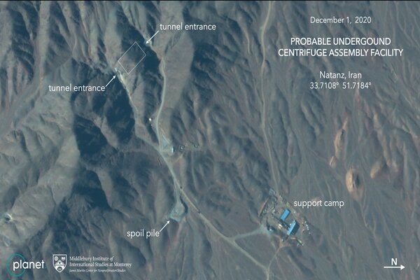 Tin thế giới - Rộ tin Iran đang xây cơ sở hạt nhân dưới lòng đất sau bức ảnh chụp từ vệ tinh