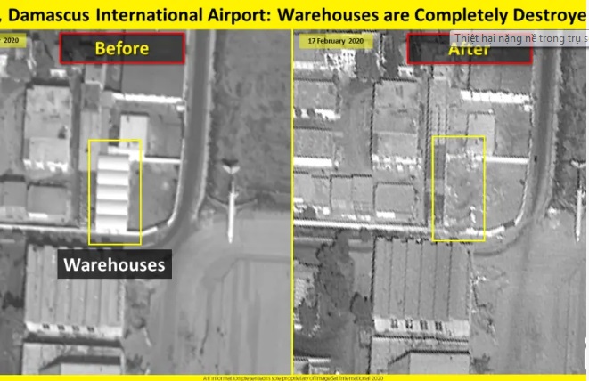 Tin thế giới - Israel tung ảnh vệ tinh hé lộ Syria bất lực trước đòn tấn công nhắm vào sân bay Quốc tế Damascus