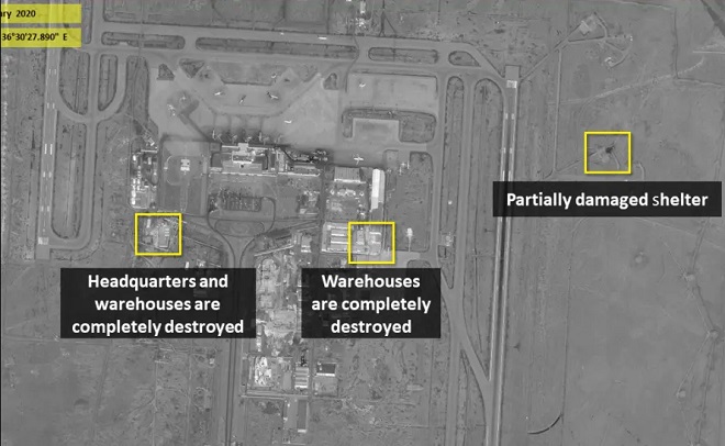 Tin thế giới - Israel tung ảnh vệ tinh hé lộ Syria bất lực trước đòn tấn công nhắm vào sân bay Quốc tế Damascus (Hình 2).