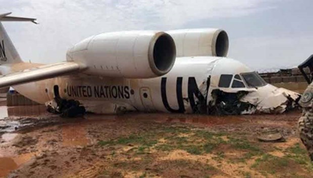 Tin thế giới - Máy bay của Liên Hợp Quốc hạ cánh chệch đường băng, nhiều quan chức bị thương