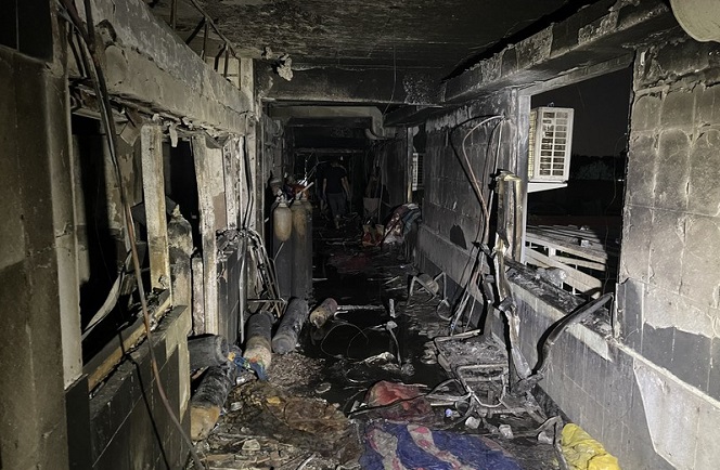 Tin thế giới - Cháy bệnh viện điều trị COVID-19 tại Iraq: Con số thiệt mạng tăng lên 82 người