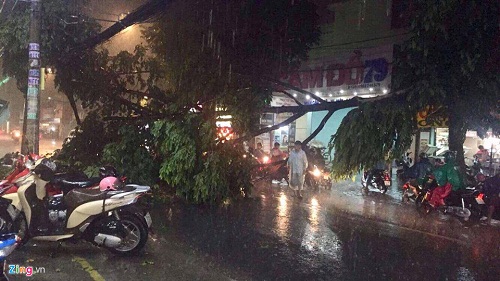 Tin tức - Người Sài Gòn hì hụi đẩy xe, chật vật “bơi” trong biển nước sau trận mưa lớn (Hình 11).