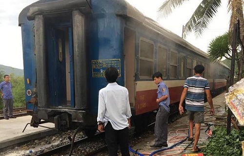 Tin tức - Tìm ra nguyên nhân khiến cháy tàu hỏa khi đang chạy tại Phú Yên