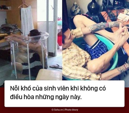 Tin tức - Cười rớt nước mắt với loạt ảnh chế nắng nóng ở Hà Nội của cư dân mạng (Hình 4).