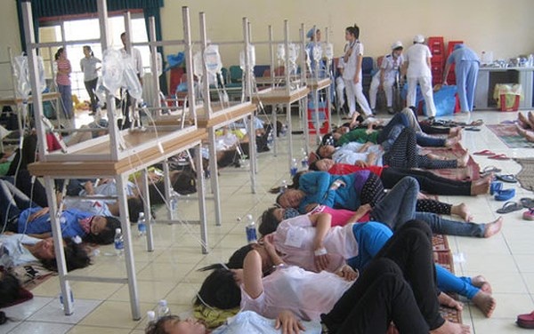 Tin tức - Yên Bái: 37 công nhân nhập viện vì ngộ độc khí nén từ máy là quần áo