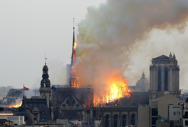 Tin thế giới - Vụ cháy Nhà thờ Đức Bà Paris: Nhiều nguyên thủ quốc gia bàng hoàng, tiếc nuối