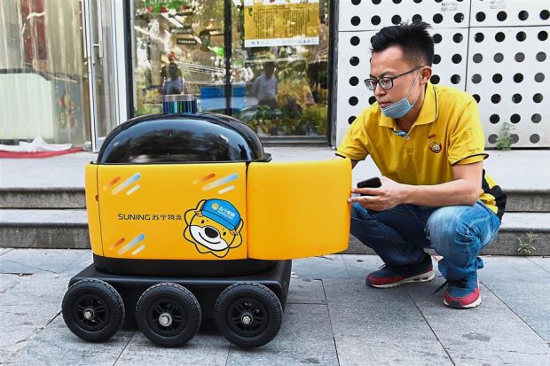 Tin thế giới - Cận cảnh robot giao hàng tự động mới nhất của Trung Quốc có thể thay đổi ngành vận chuyển toàn cầu