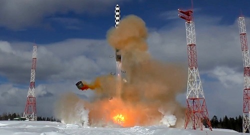 Tin thế giới - Nga lần đầu tiết lộ những thông số kỹ thuật 'khủng' của siêu tên lửa Sarmat