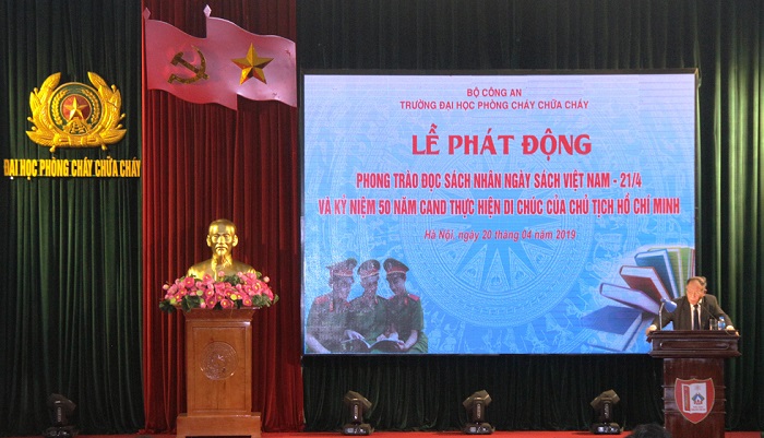 Tư vấn - Trường đại học PCCC: Phát động phong trào đọc sách và tổ chức nói chuyện chuyên đề “Di chúc của Chủ tịch Hồ Chí Minh”