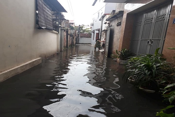 Quyền lợi tiêu dùng - Đan Phượng - Hà Nội: Dân khổ sở chống chọi với ngập lụt, ứ đọng nước thải sinh hoạt