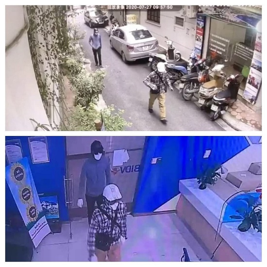 An ninh - Hình sự - Vụ nổ súng, cướp ngân hàng BIDV tại Hà Nội: Hai nghi phạm di chuyển từ đâu đến địa điểm gây án? (Hình 2).