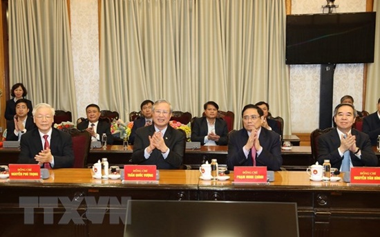 Tin trong nước - Tổng Bí thư, Chủ tịch nước Nguyễn Phú Trọng trao quyết định phân công Ủy viên Bộ Chính trị