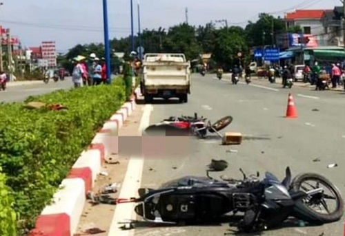 Tin trong nước - Bình Dương: Tai nạn giao thông nghiêm trọng khiến 3 người thương vong