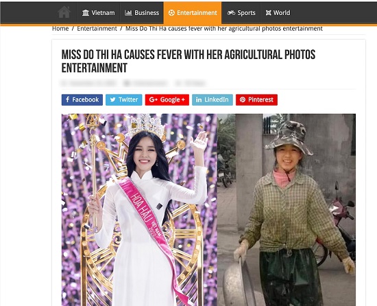 Tin tức giải trí - Truyền thông quốc tế nói gì về xuất thân của tân hoa hậu Việt Nam Đỗ Thị Hà (Hình 5).