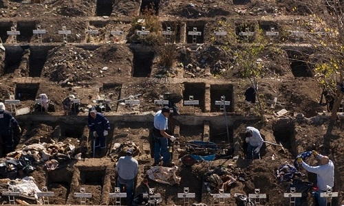 Tin thế giới - Tình hình dịch virus corona ngày 15/5: Chile đào sẵn hàng nghìn mộ đón sóng Covid-19