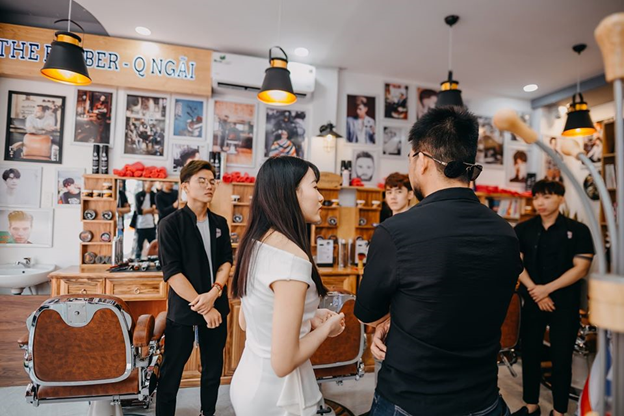 Xã hội - The Barber thương hiệu cắt tóc nam chuyên nghiệp tại Quảng Ngãi