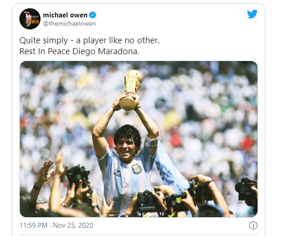 Thể thao - Pele, Messi và các ngôi sao bóng đá tưởng nhớ đến huyền thoại Diego Maradona (Hình 4).
