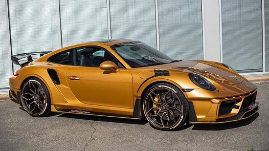 Thế giới Xe - Chiêm ngưỡng siêu phẩm Porsche 911 được dát vàng cực độc, chịu nhiệt tới 120 độ C