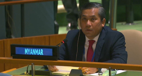 Tin thế giới - Bị sa thải vì 'phản bội đất nước', đại sứ Myanmar tại Liên hợp quốc thề chiến đấu tới cùng