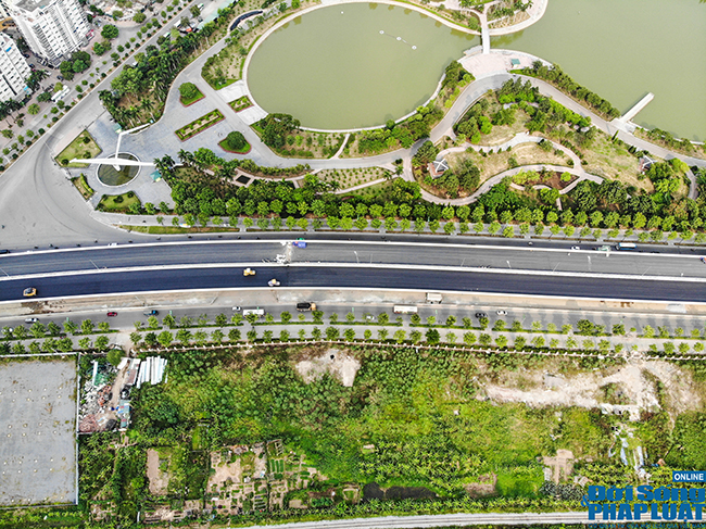 Tin trong nước - Cận cảnh cầu cạn 5.300 tỷ đồng ở Hà Nội, có làn thiết kế tốc độ lên đến 100km/h trước ngày thông xe (Hình 3).