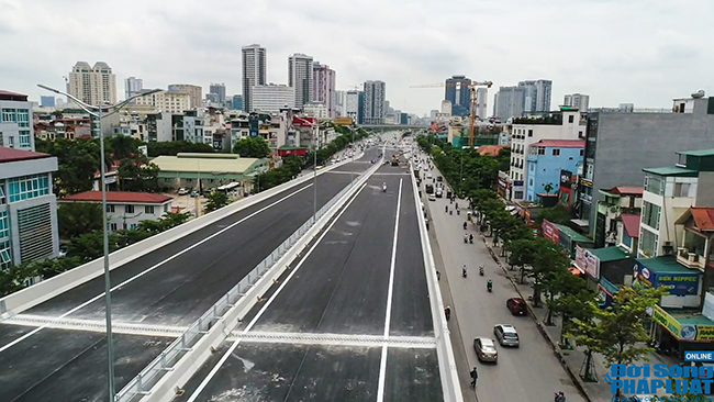 Tin trong nước - Cận cảnh cầu cạn 5.300 tỷ đồng ở Hà Nội, có làn thiết kế tốc độ lên đến 100km/h trước ngày thông xe (Hình 6).