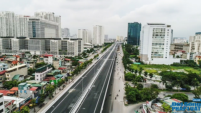 Tin trong nước - Cận cảnh cầu cạn 5.300 tỷ đồng ở Hà Nội, có làn thiết kế tốc độ lên đến 100km/h trước ngày thông xe (Hình 9).