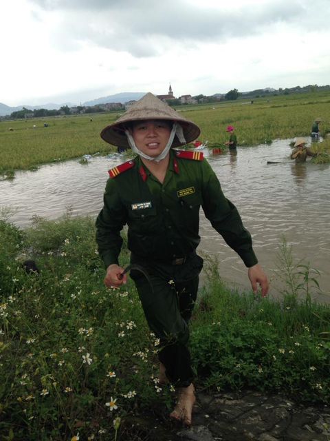 CSGT, bộ đội ngâm mình dưới nước vớt lúa giúp dân gây bão mạng - Ảnh 6