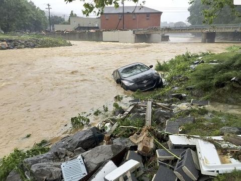 Lũ lụt lịch sử tấn công Virginia, Mỹ - Ảnh 5
