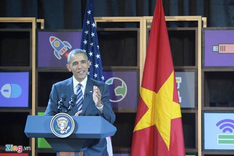 Tổng thống Obama đối thoại với hơn 100 doanh nghiệp Việt tại TP.HCM - Ảnh 7