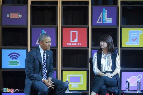 Tổng thống Obama đối thoại với hơn 100 doanh nghiệp Việt tại TP.HCM - Ảnh 6