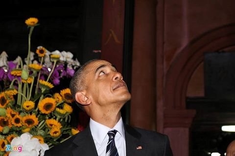 Tổng thống Obama đến thăm chùa Ngọc Hoàng - Ảnh 5