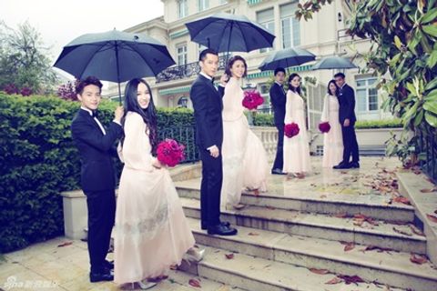 Đám cưới hội tụ dàn mỹ nam mỹ nữ Hoa ngữ của Viên Hoằng - Trương Hâm Nghệ - Ảnh 11