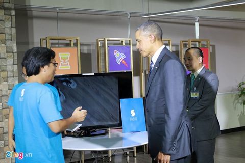 Tổng thống Obama đối thoại với hơn 100 doanh nghiệp Việt tại TP.HCM - Ảnh 9