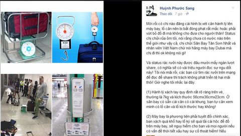 Khách Việt kiều “tố” nhân viên sân bay “chèn ép”, bắt vứt bỏ hành lý quá cước - Ảnh 3